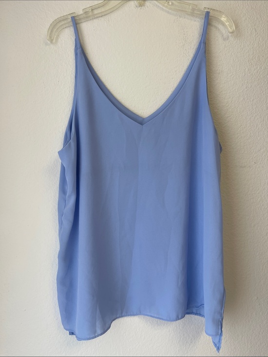 Shinestar Tops - Shinestar Light Blue V-Neck Spaghetti Strap Camisole